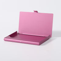 Caja De Metal Para Tarjetas De Negocio Creativa De Aleación De Aluminio Portaidentificación Y Monedas Unisex Colorido - details 28