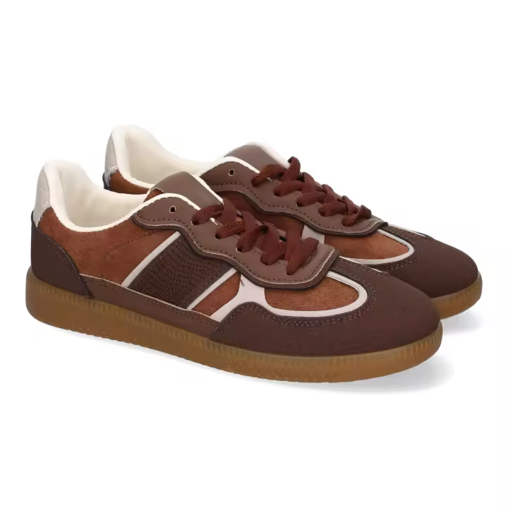 PuntoSalao Deportivas planas para mujer color marron DD1 - 1