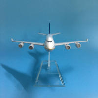 Modelo De Avión Boeing B747 De JASON TUTU 16cm Escala 1/400 Metal Para Coleccionistas Edad Recomendada 14 Años O Más - details 7