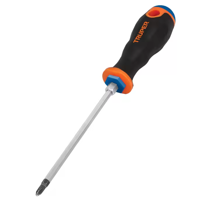 Destornillador Truper Boca Phillips PH2 100mm Acero Cromo Vanadio - 1