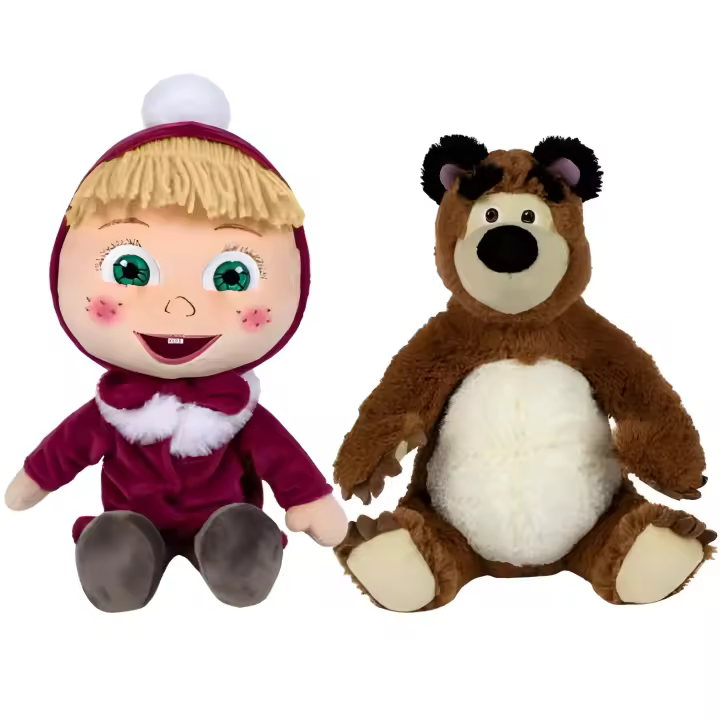 PELUCHE OSO & MASHA SOFT 30CM - 1