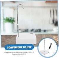 Bomba de agua de mesa Dispensador de agua caliente instantáneo Dispensador de agua eléctrico Bomba eléctrica de agua potable Bomba eléctrica de agua potable Blanco - details 1