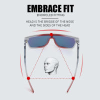 Gafas De Sol Polarizadas Para Ciclismo Unisexo Lentes De Polímero Altura 55mm Ancho 145mm Material TR-90 Color Multi Para Deporte Al Aire Libre Montañismo Bicicleta De Carretera - details 2