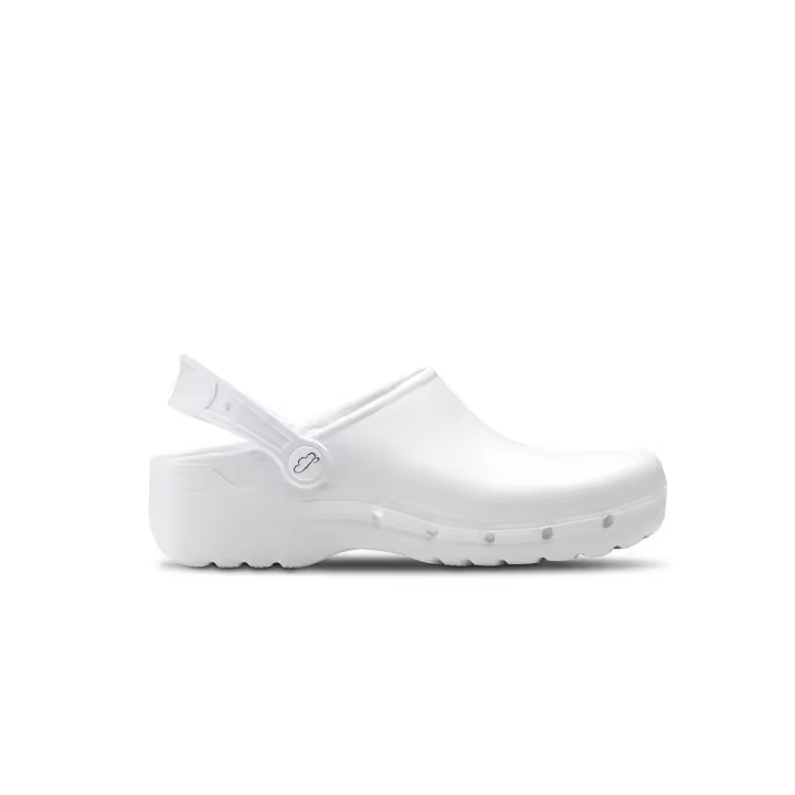 Zuecos Anatómicos Sanitarios blancos by Feliz Caminar   Textil, extraible, efecto memoria y antibacteriano - 1