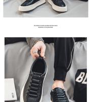 Zapatillas Blancas Para Hombre 2024 Moda Primavera Casual Con Cordones Punta Redonda Planas Zapatos Deportivos Ajuste Talla Normal - details 15