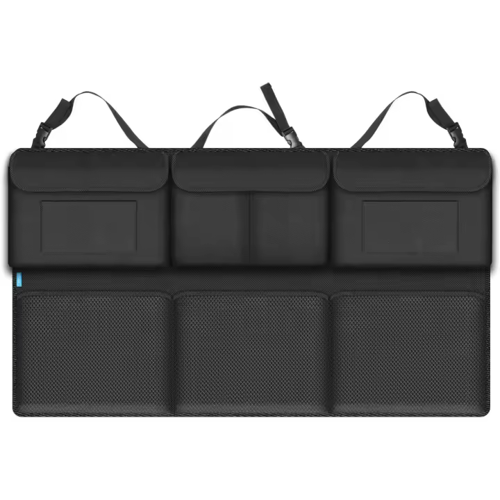 Car Trunk Organizer-Super Capacity Car Trunk Storage for SUV MPV, Car Travel Hanging Bag Storage 6 Large Pockets Car Trunk Organizer (108×60 Mesh Pocket) - 1