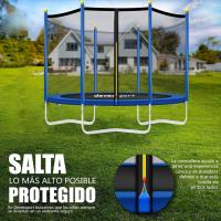 Devessport Cama Elástica Combo 182 Cm con Red - Diversion Garantizada para Niños Exterior con Red de Seguridad | Trampolín Infantil Resistente para Jardín | Cama Elástica 50 KG para Toda la Familia - details 2