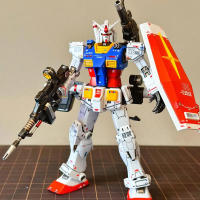 Kit De Modelo 1/144 Rx-78-2 Especial OP Color a Figura De Acción Robot Con Kit De Plástico Para Niños Regalo De Juguete - details 16