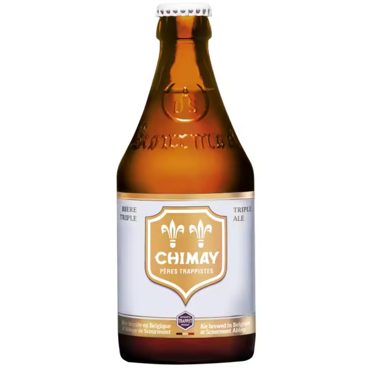 6 uds x  Chimay Blanca 33Cl Cerveza Rubia Belga Trapense - 1