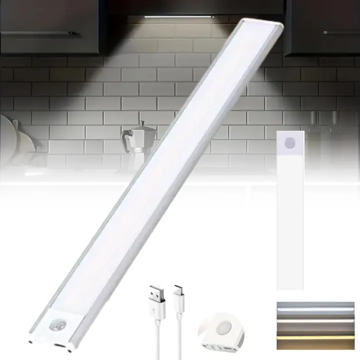 Lámpara para debajo de los gabinetes Spacebuddy | La Innovative Lights | La Innovative Under Counter Lights | La Innovative Wireless Under Cabinet Lights | Luces para armarios magnéticas regulables (60 cm/23,62 pulgadas) - 1