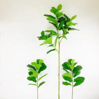 Planta Artificial De Figo Tropical Grande 122cm Hojas Verdes De Plástico Para Decoración De Jardín Habitación Tienda - details 7