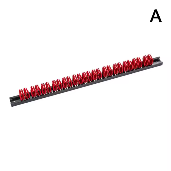 Organizador De Destornilladores Y Llaves Soporte Para Herramientas Con Clip Estante De Almacenamiento De Plástico Para Cuchillo Y Llave - 1