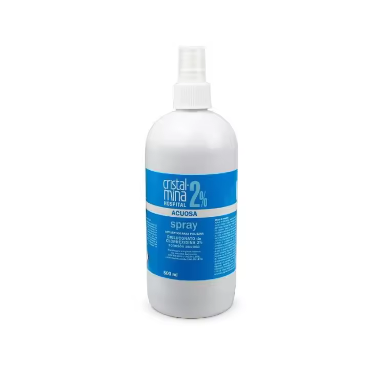 CRISTALMINA HOSPITAL 2% ACUOSA SPRAY ANTISEPTICO 500 ML - 1