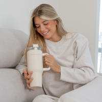 Flamingueo Vaso Termico - Taza Termo Acero Inoxidable Termo Cafe Para Llevar Bebidas Frías 24h y Calientes 10h Botella Termica 1,18 Litros - details 8