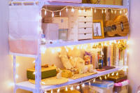 Luces De Navidad Estrelladas 80LEDs Para Casa Y Bodas Con Alimentación Por Batería/USB Tamaños 1.5M/3M/6M/10M Decoración De Cortina De Fairy - details 3