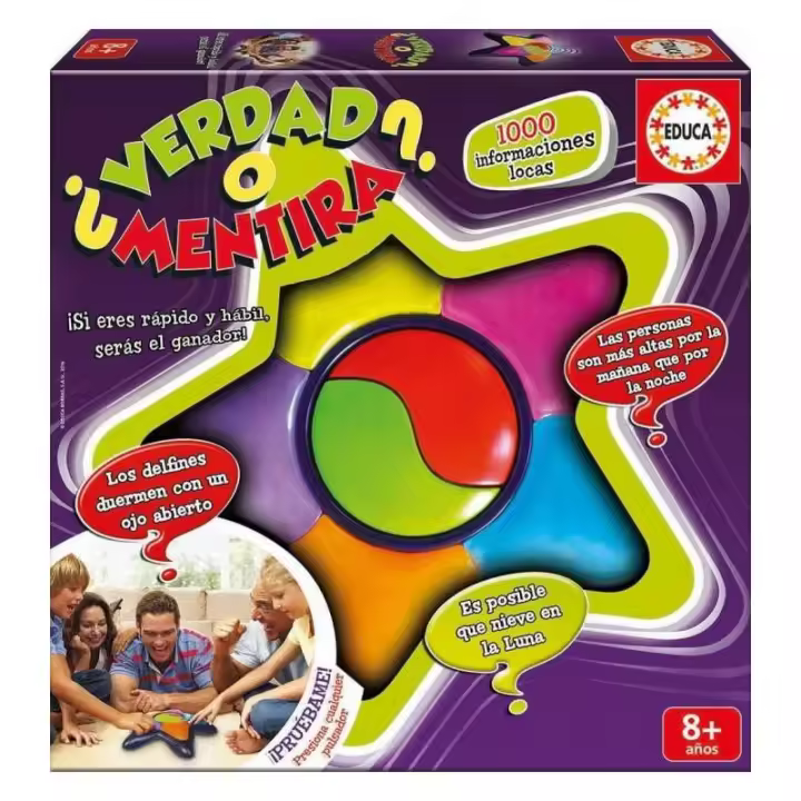 Juego de Mesa Verdad o Mentira Educa - Juguete en Español - 1