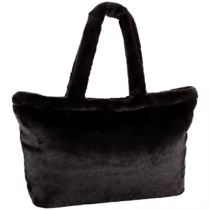 Bolso Puma Shopper Core Fur para mujer en color negro - 1
