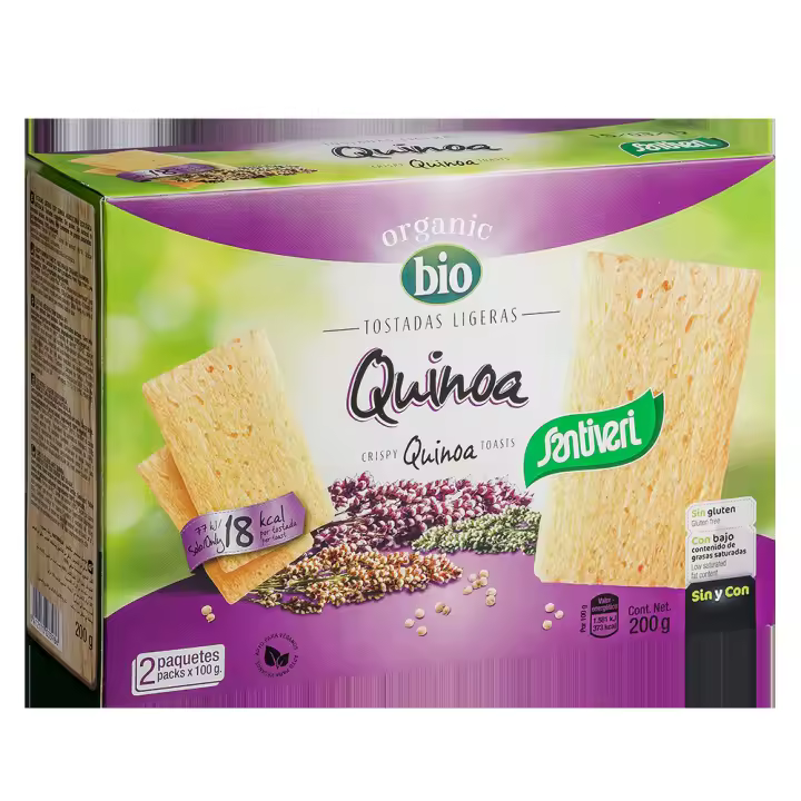 Tostadas Ligeras De Quinoa 2P 200Gr. Bio - 1