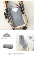 Manta De Algodón Para Bebé 90x70cm Tejida Para Niños Y Niñas Recién Nacidos Dual-Use Para Carrito De Compras Y Dormitorio Adecuada Para Todas Las Estaciones - details 10