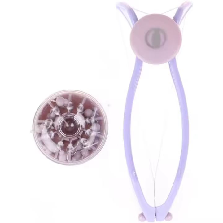 Depiladora facial para mujeres, depiladora eléctrica con resorte para el cabello, depiladora de belleza para mujeres, afeitadora para labios, mejillas, brazos y piernas, para eliminación suave de vello facial, para labios, cejas y piernas - 1
