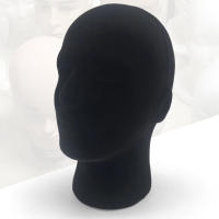 1PC Cabeza De Muñeco De Esponja Masculina Para Exhibición De Gorras Gafas Y Pelucas Soporte Estable Para Tienda De Moda Y Armario - details 6