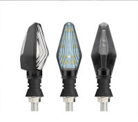 2PCS Luz Indicadora De Señal De Giro Para Motocicleta Universal 12LED Amarilla Azul Doble Color Para Motocicleta off Road - details 6