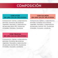 GOURMET - Mon Petit (48x50 gr) - Selección de Pescados (Atún, Salmón y Trucha) (8 Cajas de 6x50 gr) - details 1