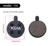 Pads De Freno De Disco Hidráulico VXM Para Bicicleta Semi-métalicos Código De Guía E9 DB ER MT6/4 Piezas De Bicicleta M8020/6100 MT200 - details 22