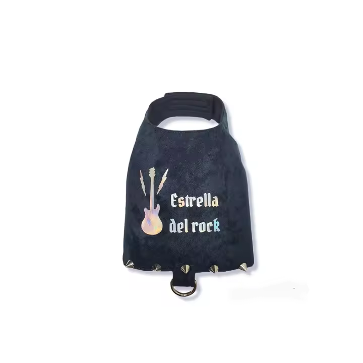 Arnés Chaleco para Perro Pequeño Estrella del Rock - Ajustable y Ligero, Ideal Pets - 1