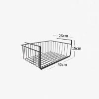 Cesta De Almacenamiento Para Cocina Y Baño Sin Perforar Cesta Colgante De Hierro Para Organizar Espacios Domésticos - details 7