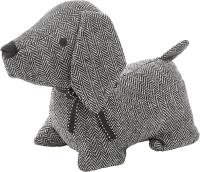 Maxia Market - Bonito ratón con bufanda, perro, gato, saco para puerta, tope de puerta de relleno de arena, animales pesados, 1 kg, bonita decoración del hogar, juguete para niños (gris) - details 1