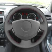 Cubierta De Volante Personalizada Para Coche Microfibra Cuero Para Renault Clio 2 Twingo 2 Dacia Sandero 2001-2014 Antideslizante Resistente Al Desgaste Transpirable - details 0