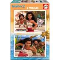 Educa Puzzle 100 piezas x 2 Vaiana 2 Medidas: 40 x 28 cm Educa 20103 - details 7
