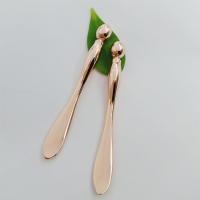 Palo De Masaje Facial De Metal Antiarrugas Aplicador De Crema Para Los Ojos Mezclador De Mascarillas Cuchara De Belleza Para El Cuidado De La Piel Del Rostro - details 9