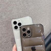 Funda Puffer Transparente Para iPhone Shockproof Antisuciedad Y Antideslizante Cubierta Suave Para Parejas Compatible Con Modelos 15 14 13 12 11 pro Max XR X XS 7 8 plus - details 7