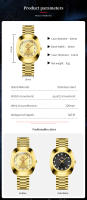 Reloj De Lujo Para Hombre Marca Top Moda Dorado 40mm Dial Con Diamantes 3Bar Impermeable Acero Inoxidable Reloj De Cuarzo Para Hombre - details 3