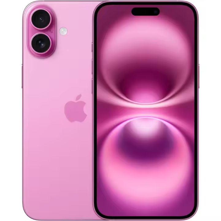 Apple iPhone 16 Plus 128GB, Teléfono móvil 5G con Apple Intelligence, Control de cámara, Chip A18, Rosa - 1