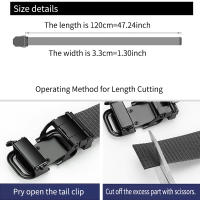 Cinturón De Lona De Nylon Para Hombres Con Hebilla Automática De Metal Para Trabajo Al Aire Libre Estilo Fashion - details 3