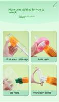 Cepillo De Limpieza Multifuncional De 5 En 1 Para Bebidas Y Botellas Con Mango Largo Limpiador De Tapas De Pajita - details 10