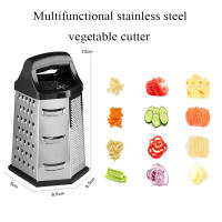 Rallador Multifuncional De Acero Inoxidable Con 6 Lados Rallador Manual Para Queso Patatas Verduras Cuchillo De Cocina Accesorios - details 4