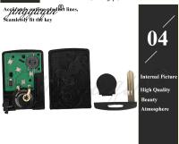 Llave Remota Para Coche Renault Koleos 2008-2016 Jingyuqin ID46 PCF7941 433Mhz ASK Control Sin Manos Tarjeta De Billetera 4 Botones ABS + Metal + Placa De Circuito - details 6
