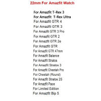 Correa De Reloj De Silicona Para Amazfit Balance Compatible Con Huami Amazfit GTR 4 3 Pro/GTR 2E/47cm Pulsera De 22mm - details 0