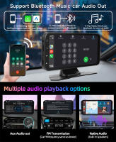 Radio De Coche Universal De 6 Pulgadas Con Pantalla Táctil JIUYIN Reproductor Multimedia Navegación CarPlay Sin Cable Android Auto Bluetooth 32G - details 2