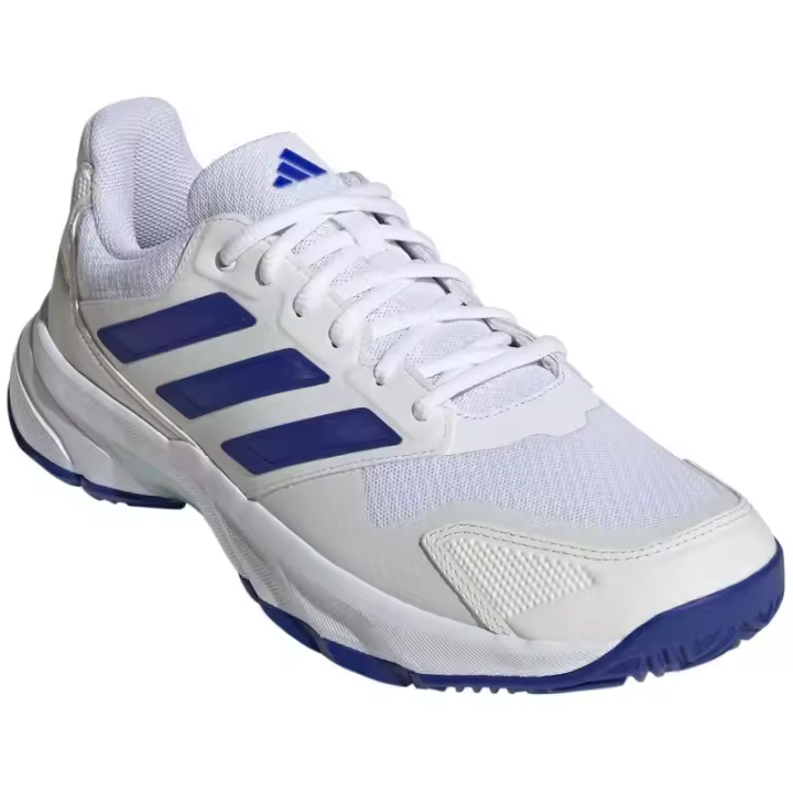 Zapatillas de Pádel Adidas Courtjam Control 3M Blancas/Azul Oscuro - 1