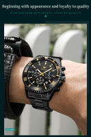 Reloj De Hombre OLEVS Luuminous Business Fashion Luxurio Con Fase Lunar Y Fecha Resistente Al Agua De Acero Inoxidable Y Manos Luminosas Reloj De Cuarzo - details 16