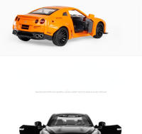 Coche De Deportes Nissan GTR De 1:32 En Escala Metálico Con Sonido Y Luz Vehículo De Juguete Colección Regalo Para Niños A297 - details 7
