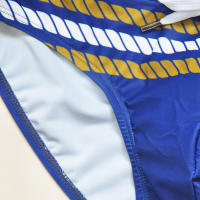 Short De Baño Para Hombre Con Rayas Y Acolchado Short De Playa Para Surf Sexy Triangular De Verano Material De Poliéster Y Spandex - details 8