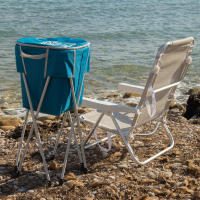 Nevera portátil elevada portátil y plegable Aktive, medidas Ø44x35x84 cm, impermeable de fácil transporte. - details 4