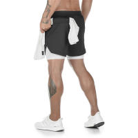 Shorts De Compresión Anime Para Hombre Verano Deporte Ropa Deportiva Gimnasio Entrenamiento 2 En 1 Fitness Casual - details 10