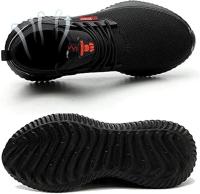 Zapatillas con punta de acero para hombres y mujeres Zapatos con punta de acero indestructibles Zapatos de seguridad livianos Zapatos de trabajo a prueba de perforaciones Zapatos con punta de material compuesto - details 2